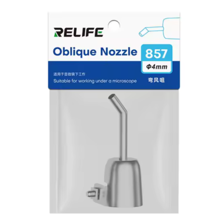 Buy Angled Hot Air Nozzle for Gun - 4mm RELIFE 857 - Precision & Quality