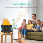 Buy Wireless Bluetooth Speaker Qiao PLUWEL Oil Diffuser in Black - Aromatherapy & Sound Fusion