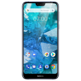 Téléphone Portable Nokia 7.1 32 Go Bleu - Grade A Sans Boîte ni Accessoires - Haute Qualité et Performance