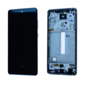 Écran Samsung Galaxy A52 5G Bleu avec Châssis Original - Qualité AB pour Remplacement Facile