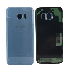 Vitre Arrière Samsung Galaxy S7 Edge Bleu Original Démontée - Grade A | Pièce de Remplacement de Qualité