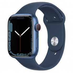 Apple Watch Series 7 Cellular 45mm Blue Aluminum Smartwatch with Band Grade AB Shop Now at Great Prices