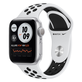 Buy Apple Watch Series 6 GPS 40mm Nike Grey Smartwatch Grade B - Aluminum Sport Band