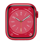 Apple Watch Series 8 GPS 45mm Red Aluminum Smartwatch Grade A with Box & Charger