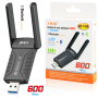 Carte Réseau Sans Fil Bluetooth USB 600M LinQ WL1205 - Vitesse et Connectivité Optimales pour Votre PC