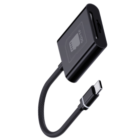 Lecteur de Cartes SD/TF 2.0 USB-C LinQ ID7965 - Transfert Rapide et Fiable pour Vos Données numériques