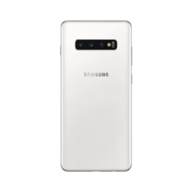 Vitre Arrière Originale Samsung Galaxy S10 Plus Duos Blanc Grade A - Remplacement Premium