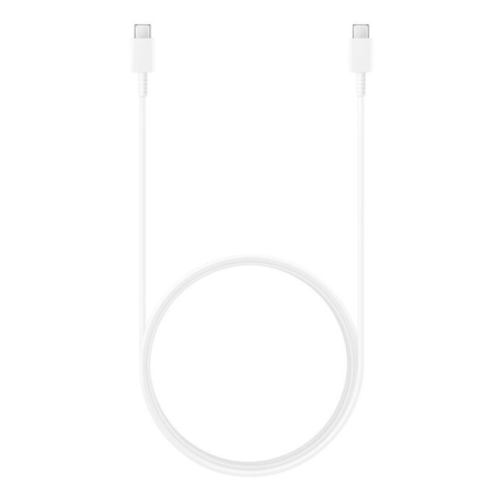 Achetez le Câble Samsung Type-C 3A 1.8M Blanc VRAC - Haute Vitesse et Fiabilité