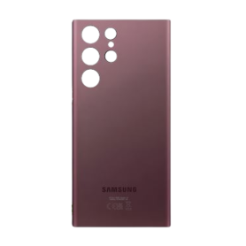 Vitre arrière Samsung Galaxy S22 Ultra 5G Bordeaux | Etech-Parts