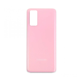 Vitre Arrière Samsung Galaxy S20 4G/5G Rose Originale - Grade A | Remplacement Sans Lentille