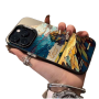 Oil-Painted Rice Field iPhone Case - Black | Stylish & Durable Protection