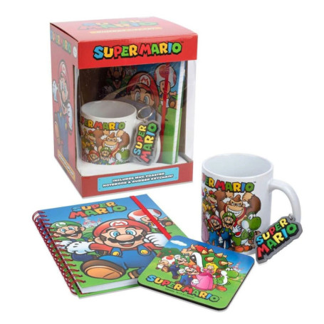Super Mario 4-in-1 Premium Gift Set | Perfect Gift for Gamers | Limited Edition Collectible