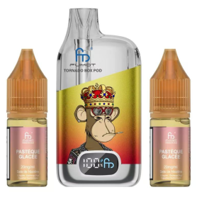 Vapoteuse Rechargeable Tornado BOX POD 28000 Puffs - Pastèque Glacée E-Liquide Premium