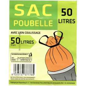Buy Sliding Tie 50L Trash Bags 240 Pack - Durable & Convenient for Easy Cleaning