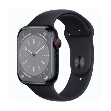 Apple Watch Series 8 Cellular 41mm Midnight Aluminum Grade AB with Band Box Charger