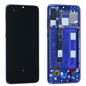 Écran Xiaomi Mi 9 Bleu LCD 2019 Service Pack - Remplacement Premium et Installation Facile