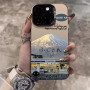 Coque de Protection Le Mont Fuji pour iPhone - Design Élégant et Résistant - Couleur Noire