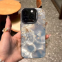 Coque de Protection PC iPhone Bleu et Or - Style Élégant | Livraison Rapide