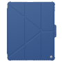Protective Case for Apple iPad Nillkin Bumper Pro Multi-angle Foldable Blue