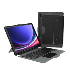 Étui clavier, Coque clavier - Housse/Clavier - Nillkin Bumper Combo Keyboard Case (Backlit Version) - Samsung Tab S9+/S9+ 5G/S10