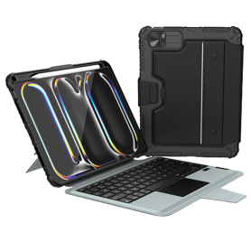 Accessoire, Étui, Protecteur - Housse/Clavier pour iPad - Nillkin Bumper Combo Keyboard Case (Backlit Version) - German, prix de