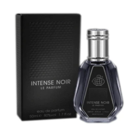 Eau de Parfum Fragrance World Intense Noir Unisex 50ml - Parfum Élegant et Envoûtant