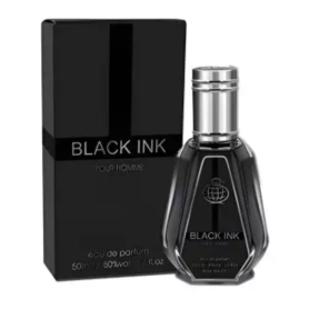 Eau de Parfum Fragrance World Black Ink pour Homme 50ml - Élégance et Intensité pour Lui