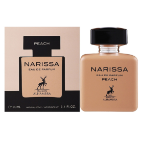 Eau de Parfum Maison Alhambra Narissa Peach pour Femme 100ml - Parfum Fruité et Envoûtant