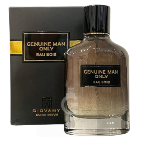 Eau de Parfum Fragrance World Genuine Man Only Pour Homme - 100ml - Parfum Élégant et Intense