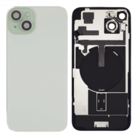 Buy Rear Glass iPhone 15 Plus Green MagSafe No Logo - High Quality Replacement