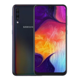 Samsung Galaxy A50 128 Go Noir Grade A - Smartphone Reconditionné avec TVA Sur Marge