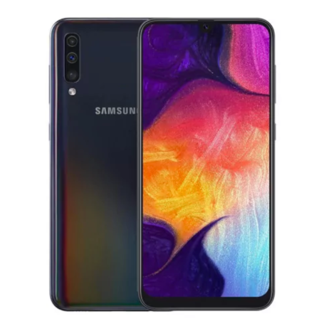 Samsung Galaxy A50 128 Go Noir Grade A - Smartphone Reconditionné avec TVA Sur Marge