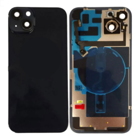 Achetez Vitre Arrière iPhone 14 Noir avec MagSafe Grand Trou | Remplacement de Qualité
