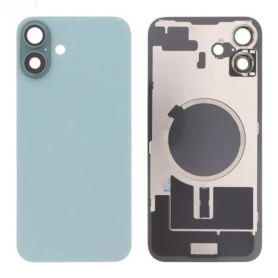 Vitre arrière, dos - Vitre Arrière iPhone 16 Plus Vert Avec MagSafe (Grand trou) Sans Logo, prix de gros.