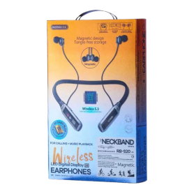 Casque, Oreillettes - Écouteurs de Sport sans Fil Magnétique Remax RB-S20 - Blanc, prix de gros.