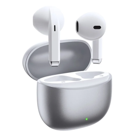 Earphones, Bluetooth Headphones - Remax AlloyBuds M6 Wireless Earbuds - Silver, wholesale price