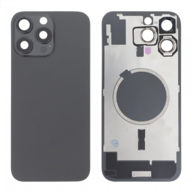 Vitre Arrière iPhone 16 Pro Max Titane Noir Avec MagSafe | Etech-Parts