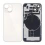 Back Glass, Rear Cover - iPhone 14 Plus Back Glass White With MagSafe (Large Hole) No Logo, wholesale price