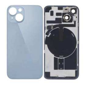 Back Glass, Rear Cover - iPhone 14 Plus Back Glass Blue With MagSafe (Large Hole) No Logo, wholesale price