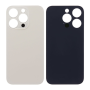 Back Glass, Rear Cover - iPhone 14 Pro Gold Back Glass (Large Hole) No Logo, wholesale price