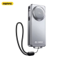 External Battery, Portable Charger - Power Bank 10000mAh PD 45W with Telescopic Type-C Cable REMAX FCP-10 - Silver, wholesale pr
