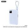 Chargeur Portable, Batterie Externe - copy of Power Bank à Charge Rapide 22.5W avec Double Câble 20000mAh FC-15 REMAX - Noir, pr