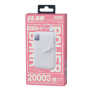 Power Bank, Portable Charger - REMAX FC-15 22.5W Fast Charging Power Bank with Dual Cable 20000mAh - Blue, wholesale price