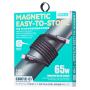 Cordon, Chargeur - Câble C-C Lightning Tressé 65W avec rangement magnétique REMAX CB07(C-C) - 1.2M - Noir, prix de gros.