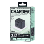 Charger, Adapter - REMAX Explorer CM02 Multifunction Travel Charger - Black, wholesale price