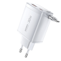 Charging Device, Power Adapter - GaN Charger with Lightning 30W Telescopic Type-C Cable REMAX U02-AC30Wc - EU - White, wholesale