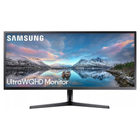 Display, Monitor - PC Screen Samsung S34J550WQR LS34J550WQRXEN 34 Ultra WQHD - 3440 x 1440 / 75 Hz - Black - Used with Charger C