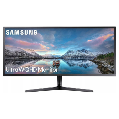Écran, Display - Écran PC Samsung S34J550WQR LS34J550WQRXEN 34" Ultra WQHD - 3440 x 1440 / 75 Hz - Noir - Occasion avec Chargeur
