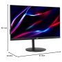 Monitor, Display - PC Gaming Screen ACER Nitro XV272UKV UM.HX2EE.V08 27 WQHD - 2560x1440 / 170 Hz / 1ms MPRT - Second-hand with