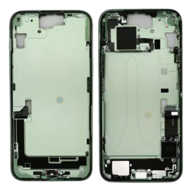 Back Cover Housing iPhone 15 Plus without Back Glass Green without Battery eSIM US (Original Dismantled) Grade A Rear Cover - Back Cover Housing iPhone 15 Plus without Back Glass Green without Battery eSIM US (Original Dismantled) Grade A, w